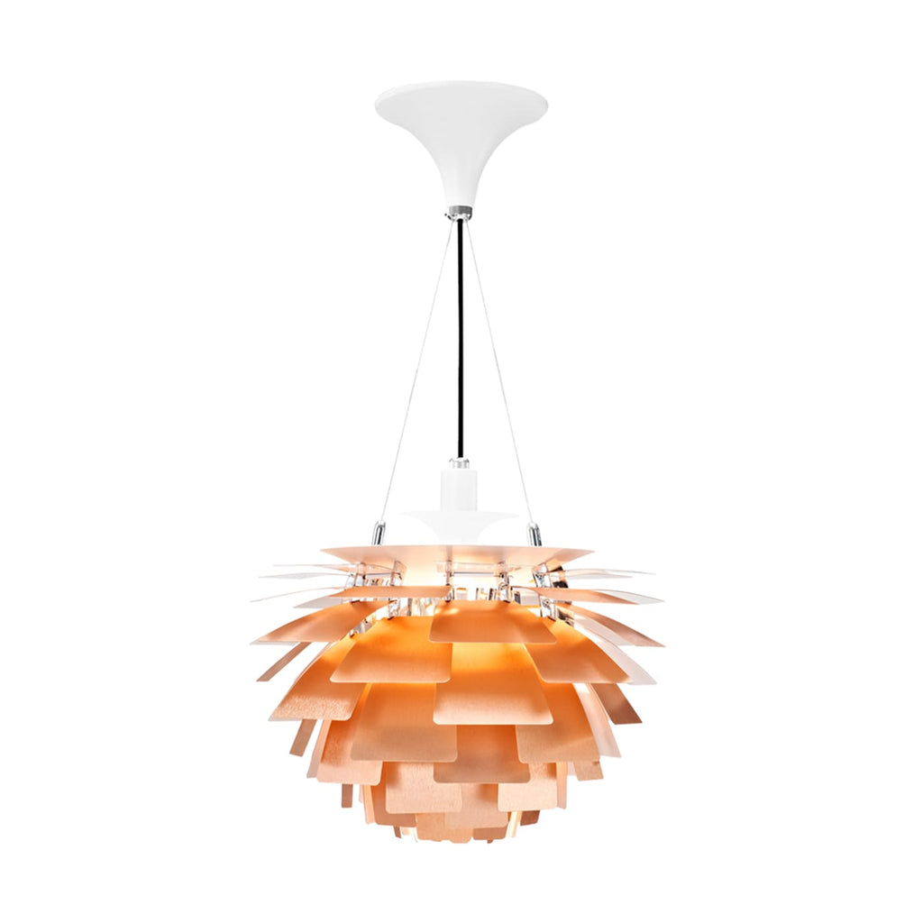 Artichoke Lamp - Poul Henningsen-inspired pendant with overlapping metal leaves