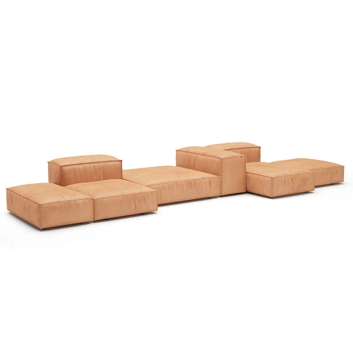 Extrasoft Sofa - Combo 2 - Piero Lissoni-inspired quilted modular sofa