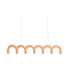 Arch Line Pendant - linear ceiling light for long dining tables and kitchen islands
