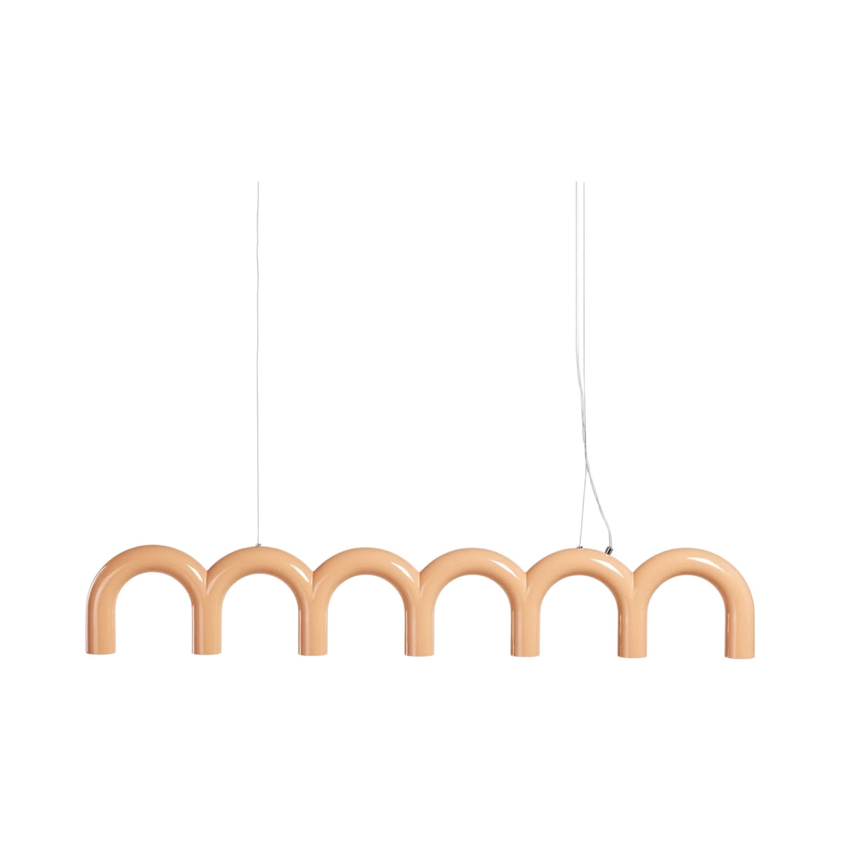 Arch Line Pendant - linear ceiling light for long dining tables and kitchen islands