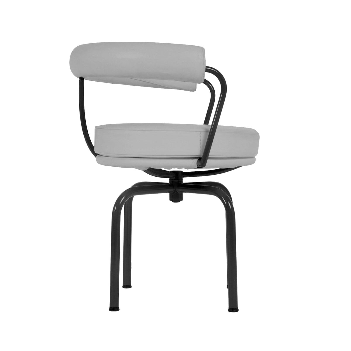 LC7 Swivel Chair - wraparound cushioned backrest