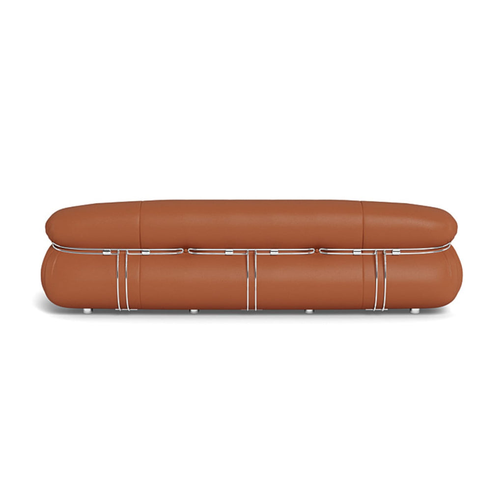 Soriana 3-Seater Sofa - polished chrome clasp