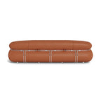 Soriana 3-Seater Sofa - polished chrome clasp