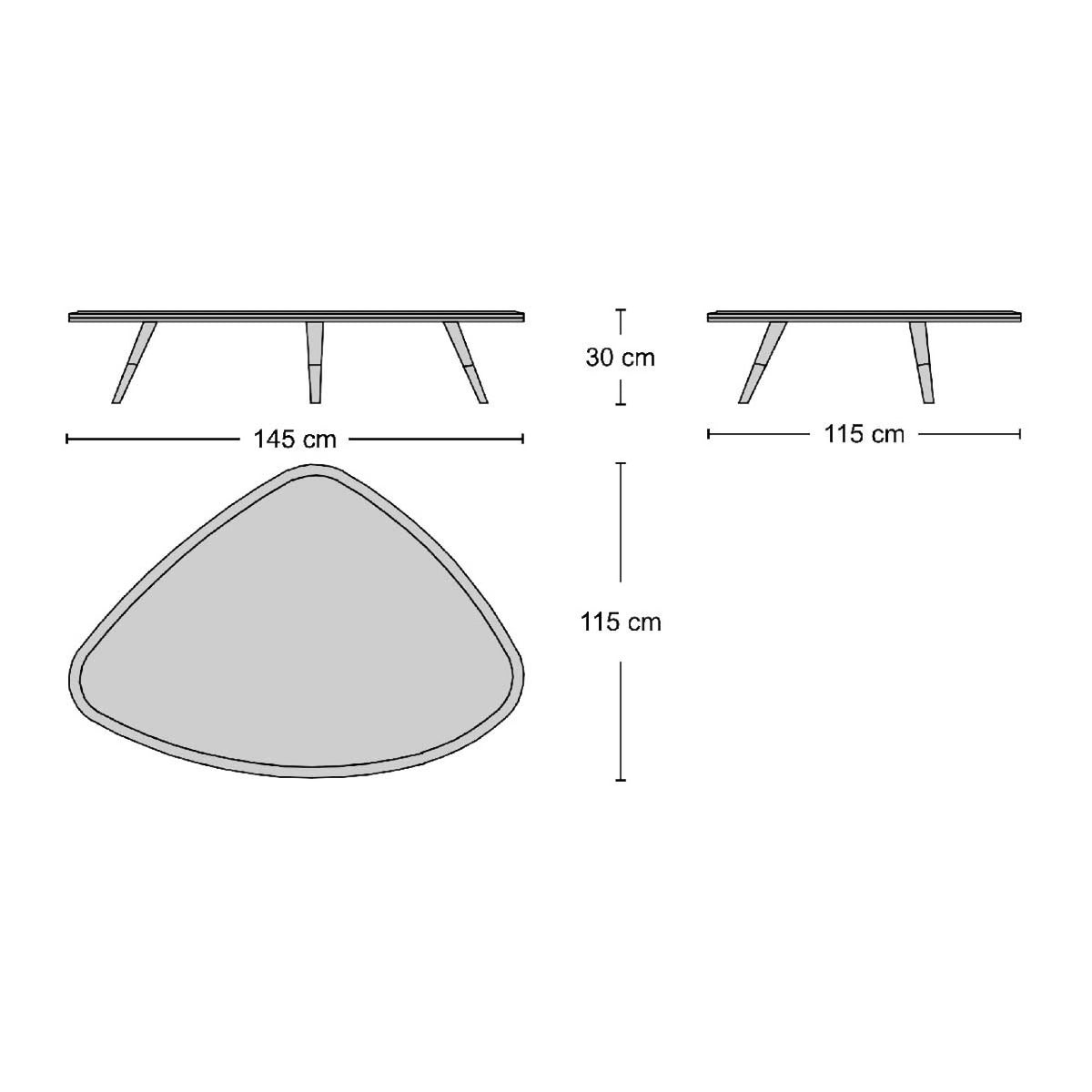 Camberwell Coffee Table - contemporary living room table from Nue Modern