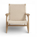 CH25 Lounge Chair - Hans J. Wegner-inspired lounge chair with woven paper cord