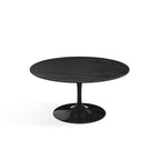 Pedestal Low Table - Wood Top - sturdy, well-balanced base