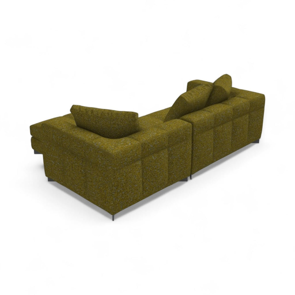 Portman 2-Seater Sofa with Chaise - neatly defined arms