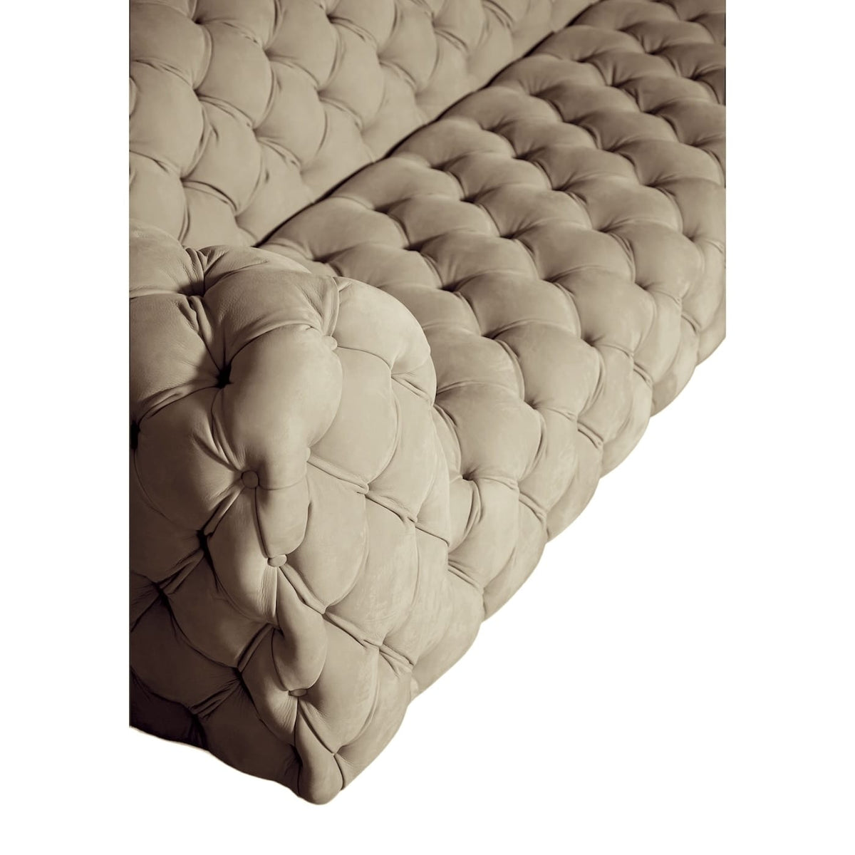 Chester Moon 2-Seater Sofa - deep-buttoned upholstery