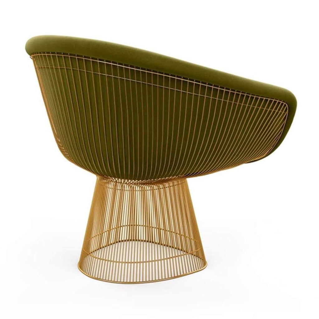 Platner Lounge Chair - wide, low shell for lounging
