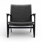 CH25 Lounge Chair - woven backrest