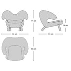 Pelican Chair - sculptural lounge chair from Nue Modern