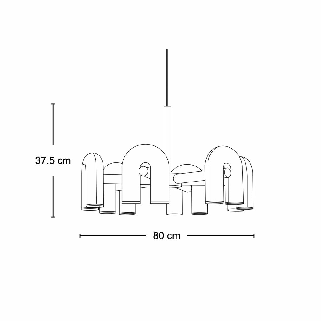 Cirkus Chandelier - multi-shade chandelier from Nue Modern