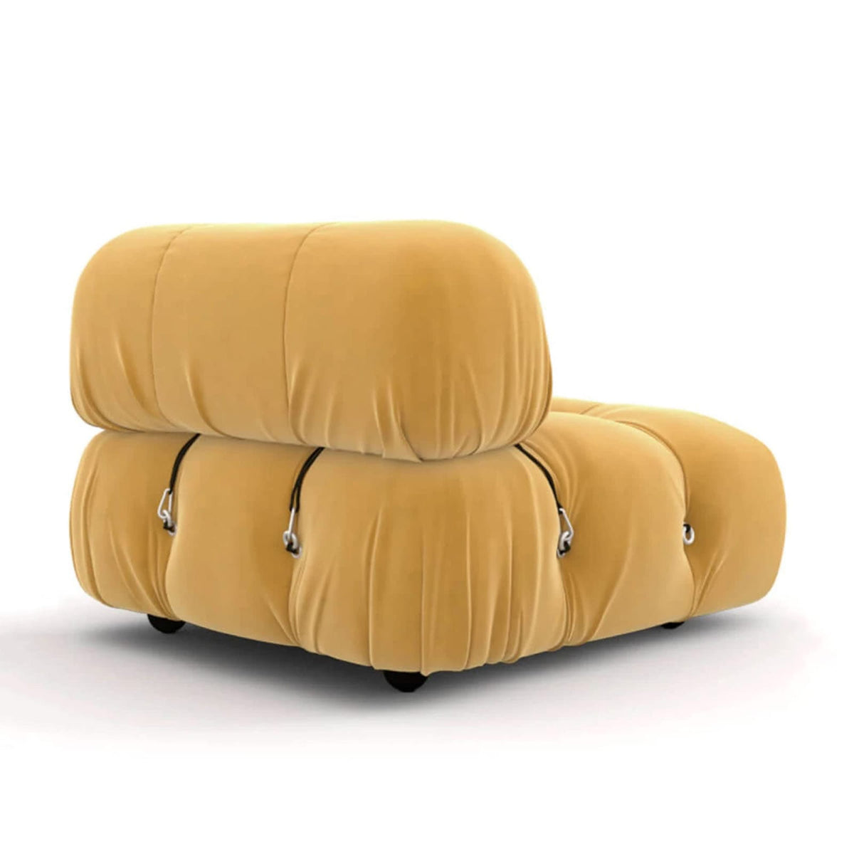 Bellini Right Armrest Module - back angle view | Nue Modern