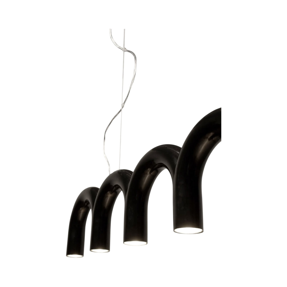 Arch Line Pendant - minimal linear ceiling pendant from Nue Modern