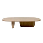Tobi Coffee Table - softly sculpted round coffee table