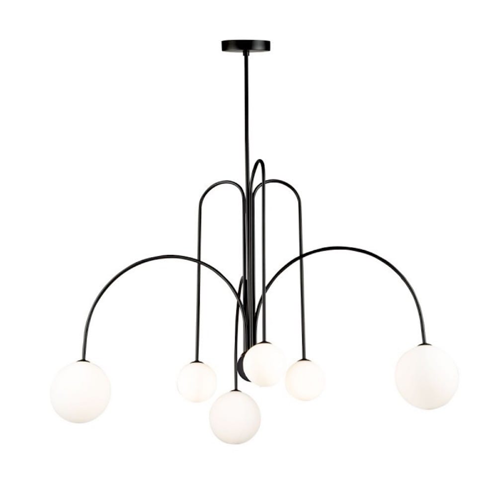 Bomba Chandelier in Black size 100cm | Nue Modern