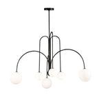 Bomba Chandelier in Black size 100cm | Nue Modern