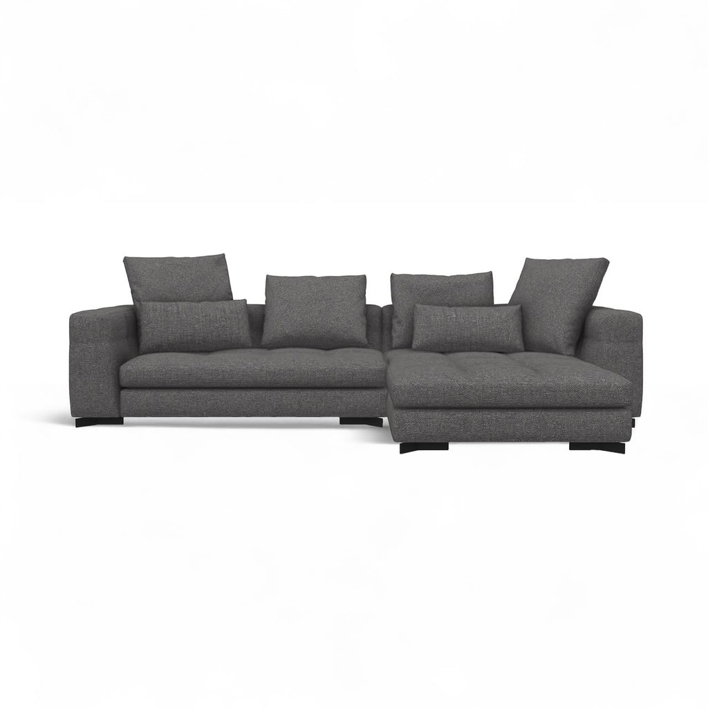 Portman 3-Seater Sofa with Large Chaise - L-shaped sofa with a daybed-deep chaise