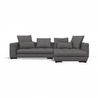 Portman 3-Seater Sofa with Large Chaise - L-shaped sofa with a daybed-deep chaise