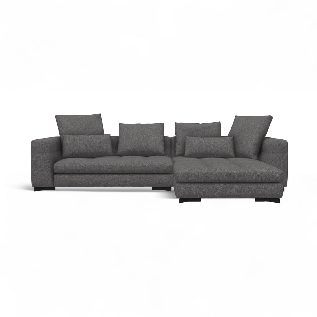 Portman 3-Seater Sofa with Large Chaise - L-shaped sofa with a daybed-deep chaise
