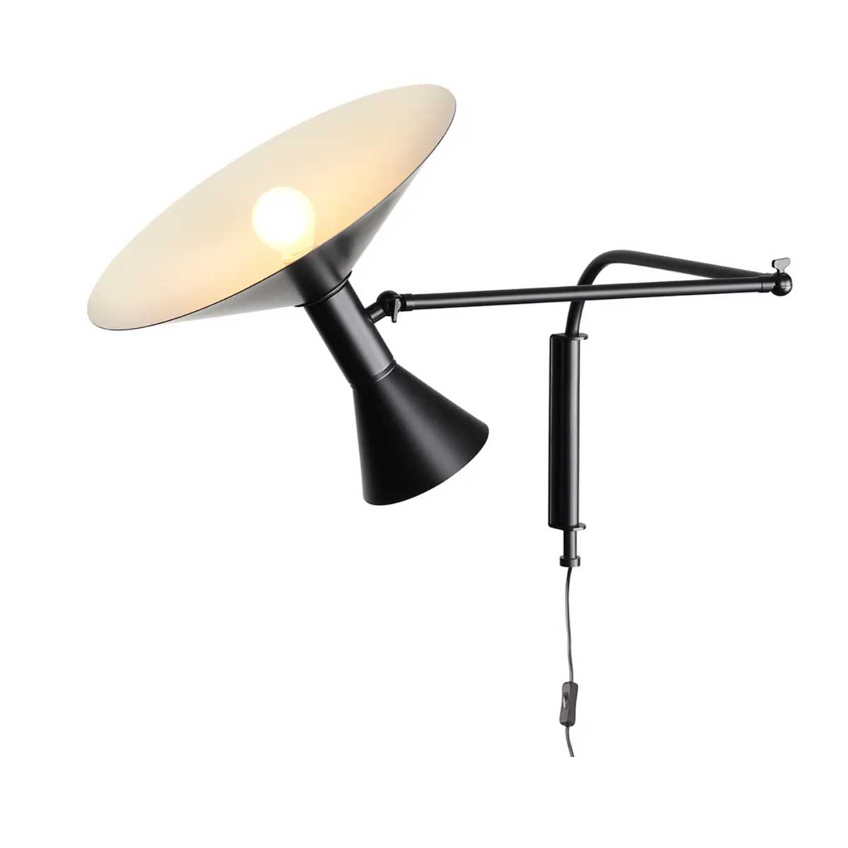 Lampe De Marseille Wall Lamp - double-shaded adjustable wall light