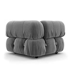 Camaleonda Corner Module in Grey Velvet | Nue Modern