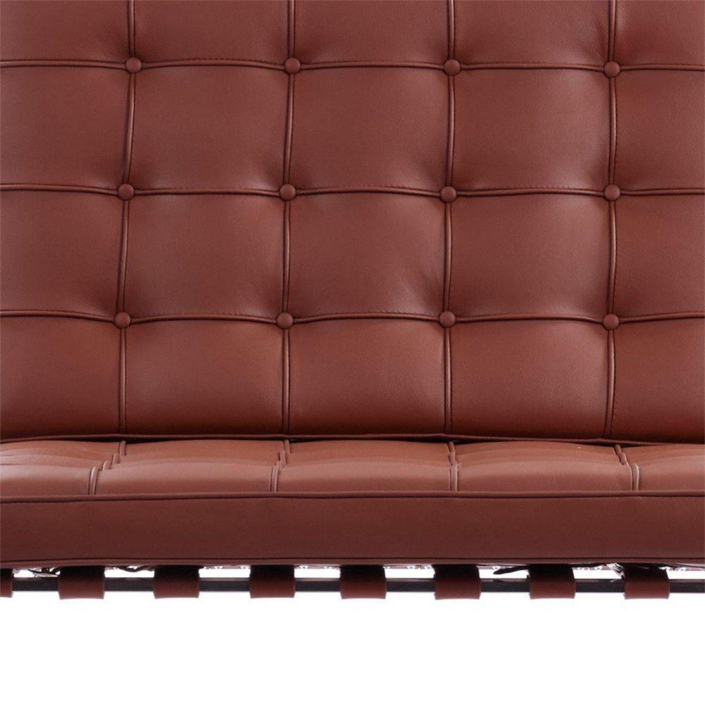 Barcelona Chair - Mies van der Rohe-style chair for living rooms and receptions