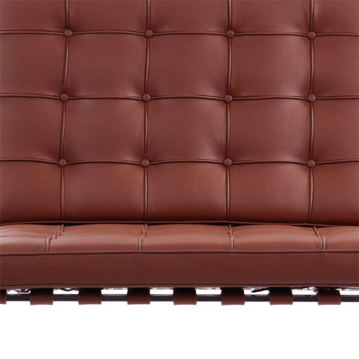 Barcelona Chair - Mies van der Rohe-style chair for living rooms and receptions