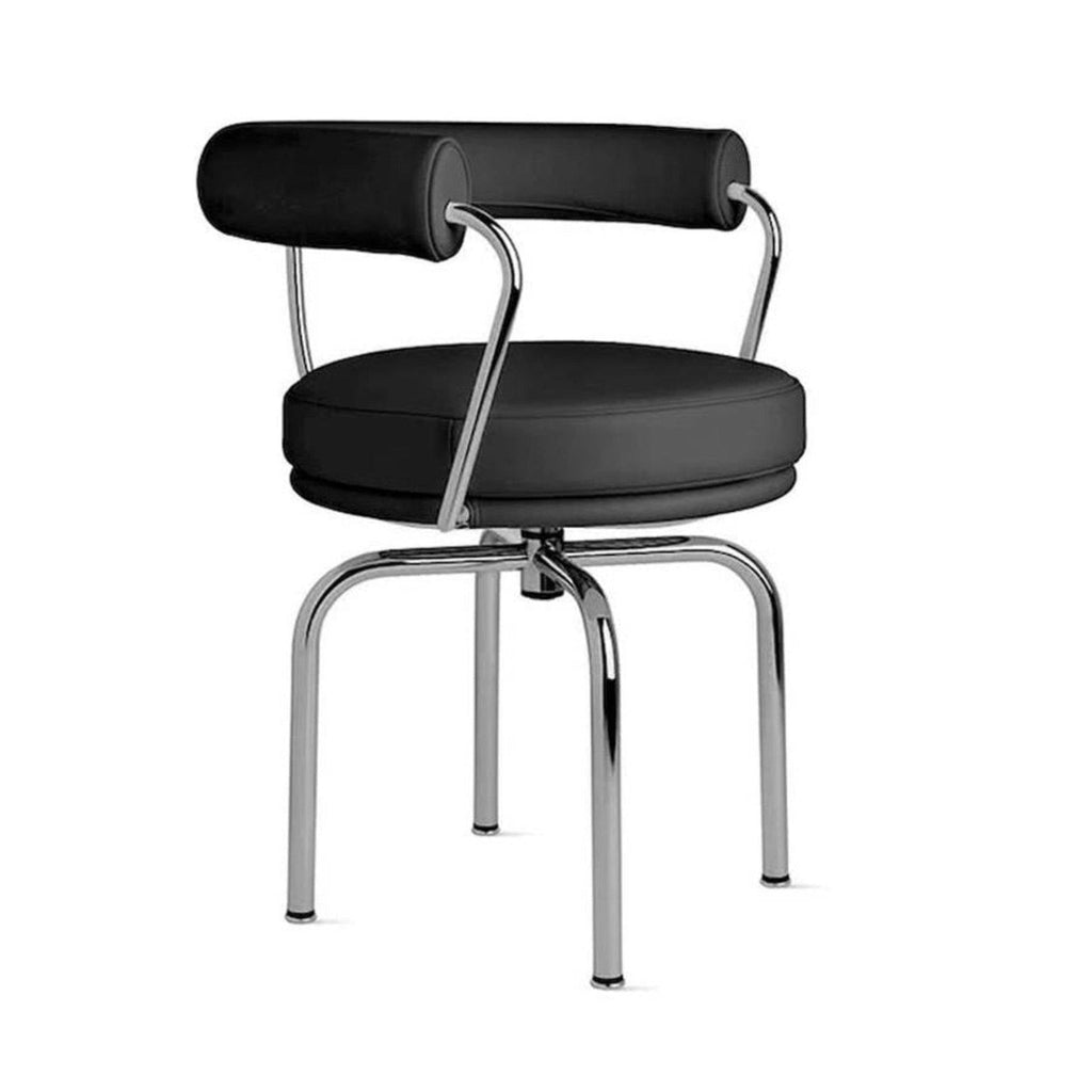LC7 Swivel Chair - tubular steel legs