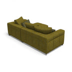 Portman 2-Seater Sofa with Chaise - made-to-order in a choice of fabrics