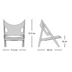 Knitting Lounge Chair - armless lounge chair from Nue Modern