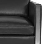CH101 Armchair close-up of the metal detail on the armrest