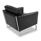 three-quarter back view of the CH101 Armchair | Nue Modern