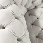 Chester Moon 3-Seater Sofa - close-up of the curled arm
