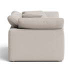 Cloud Modular 2-Seater Sofa - side view showing the seat depth