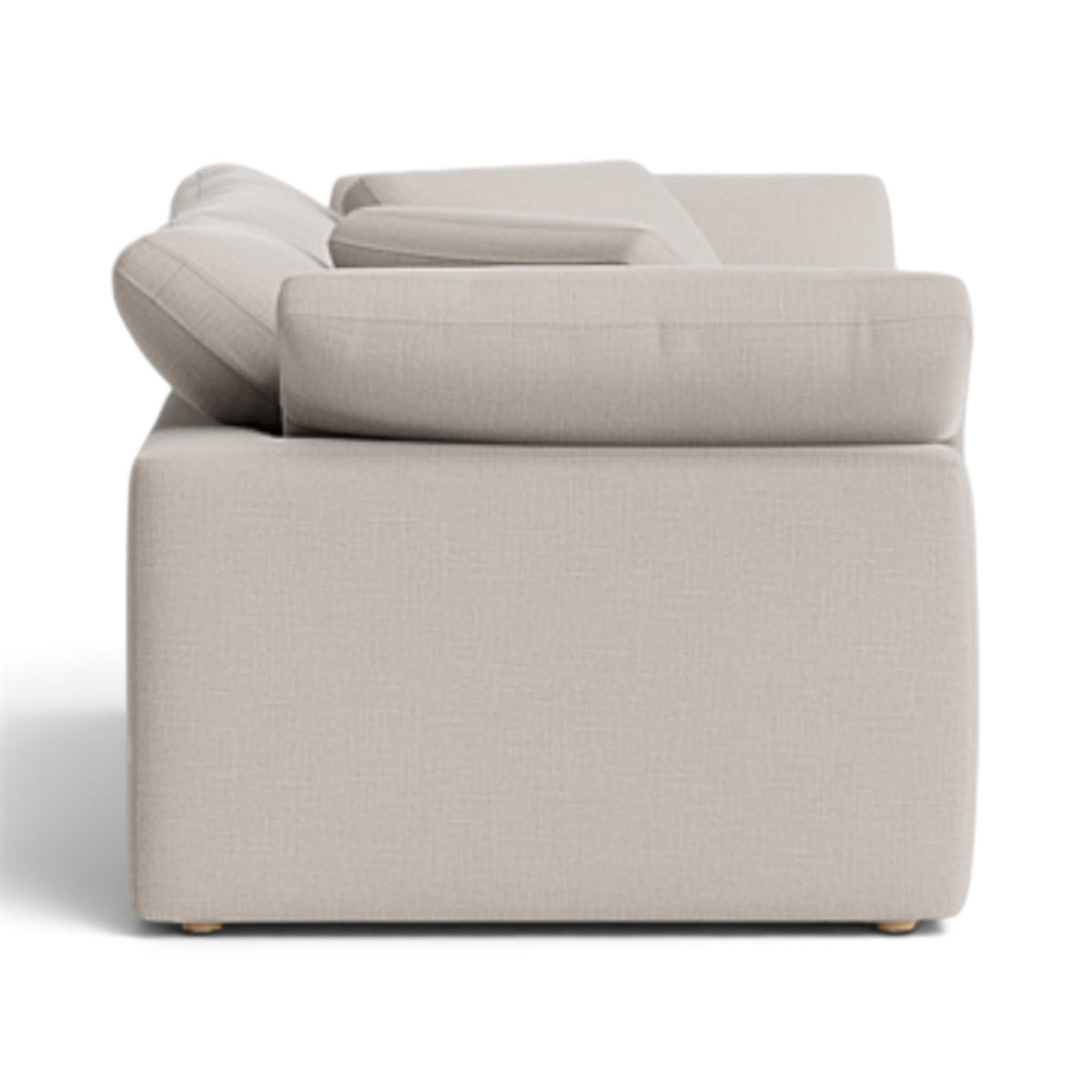 Cloud Modular 2-Seater Sofa - side view showing the seat depth