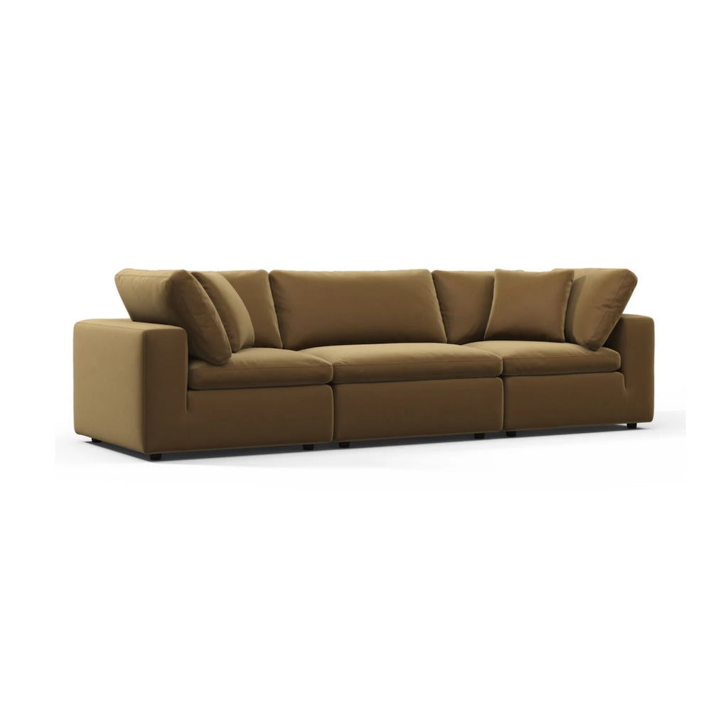 Cloud Modular 3-Seater Sofa - low profile with plump back cushions