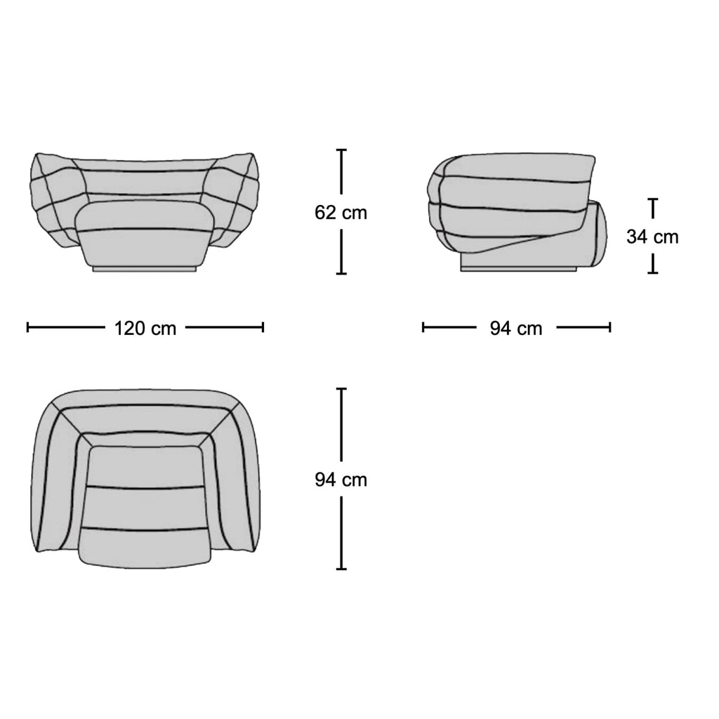 Dexter Armchair - modern armchair from Nue Modern