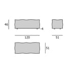 Extrasoft - L Armrest Module - long armrest module from Nue Modern