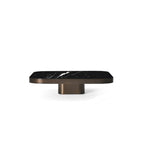 Bow Coffee Table in bronze - generous top on a curved sculptural support