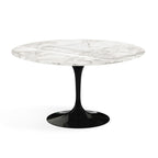 Pedestal Dining Table - Marble Top - available with a Nero Marquina marble top