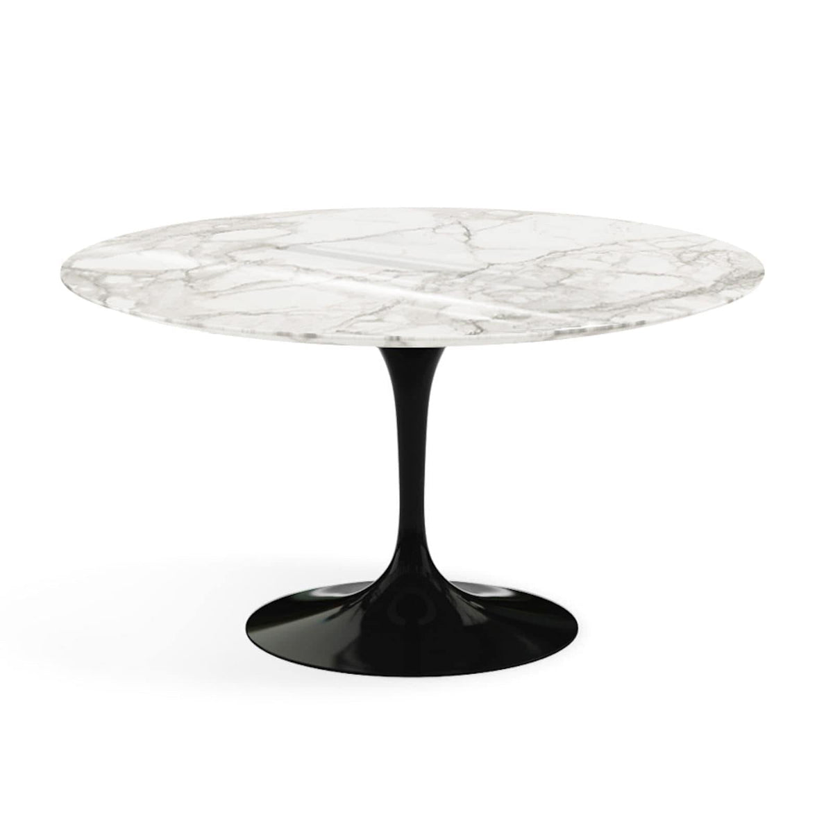 Pedestal Dining Table - Marble Top - available with a Nero Marquina marble top