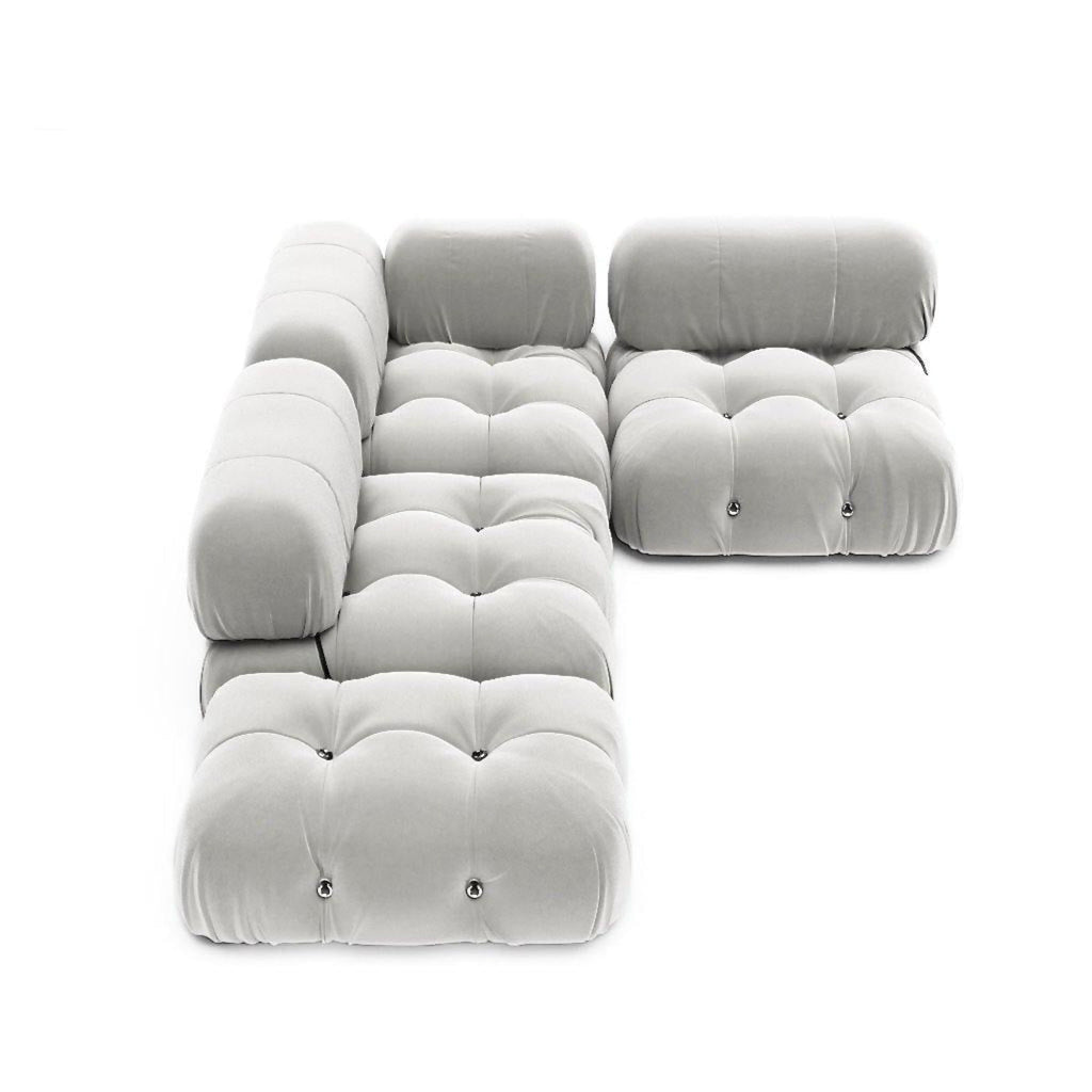 Bellini Corner Sofa - tie rods, hooks and rings connecting each module