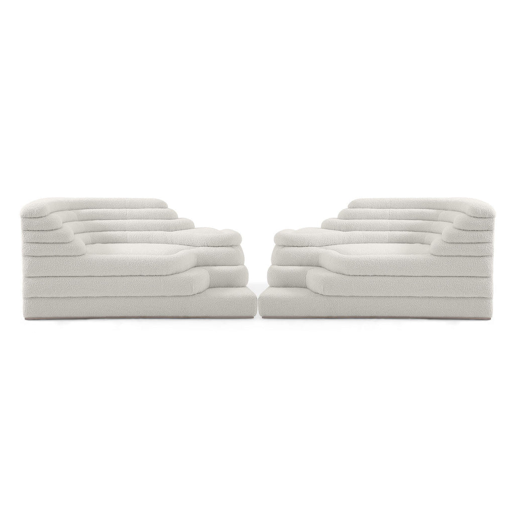 DS 1025 Sofa - stepped upholstered levels descending like terraces
