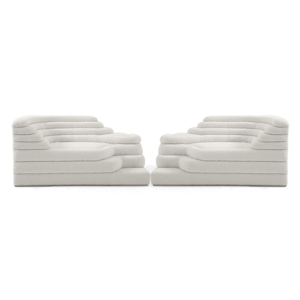 DS 1025 Sofa - stepped upholstered levels descending like terraces