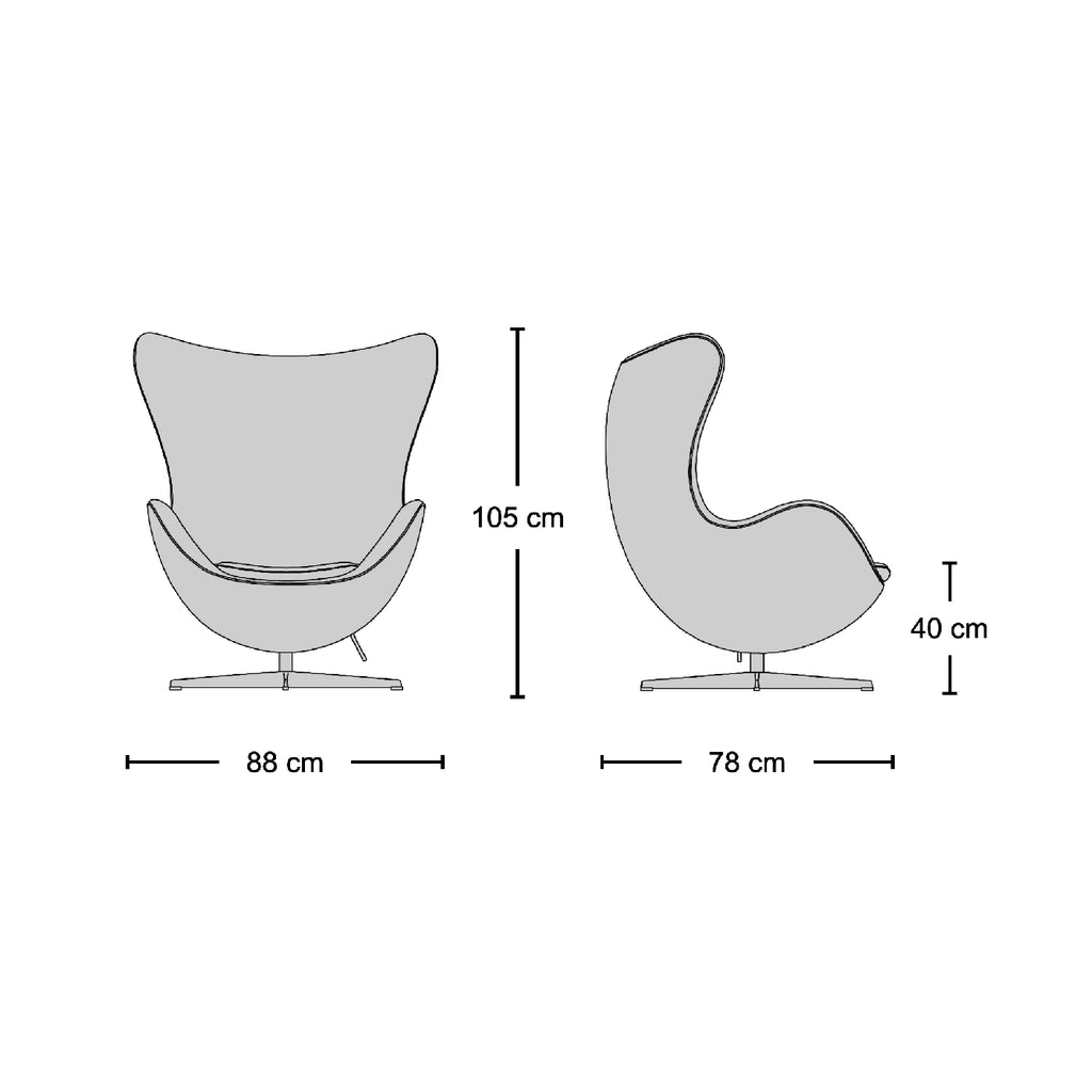 Egg Chair - statement lounge chair from Nue Modern