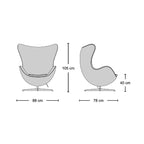 Egg Chair - statement lounge chair from Nue Modern