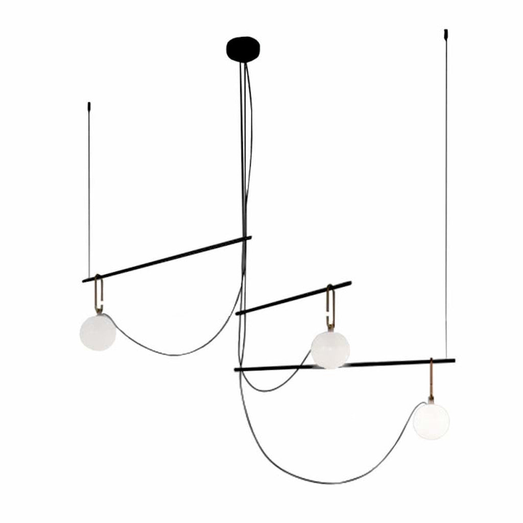 NH Suspension - softly glowing glass diffuser