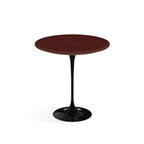 Pedestal Side Table - Wood Top - available with a dark walnut top