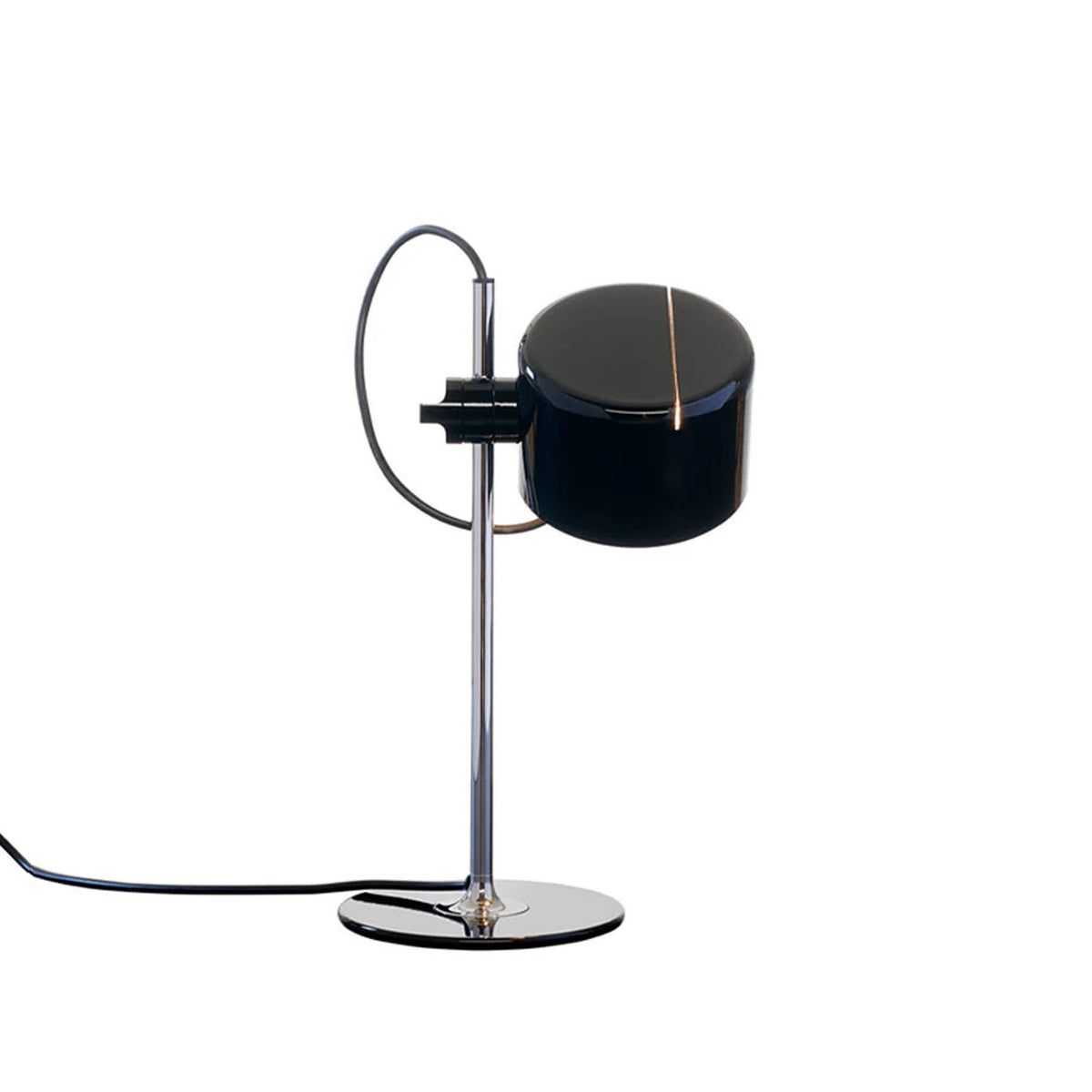 Mini Coupe Table Lamp - rotating half-shade on a slender stem